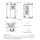 Trójfazowy falownik 15/11 kW 460VAC VFD150C43A-21 Delta Electronics